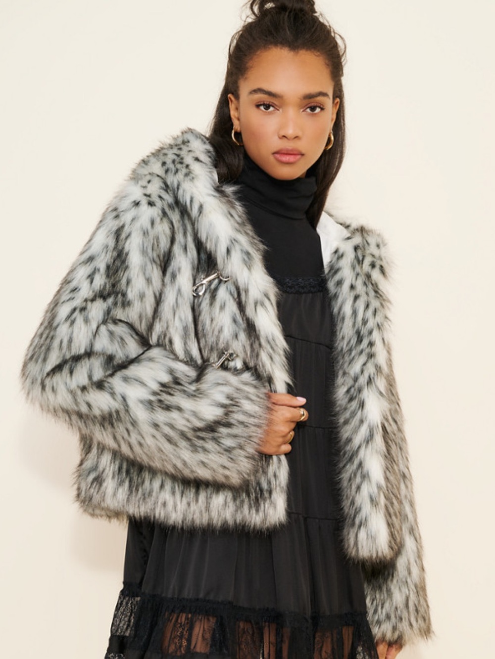 The Ragged Priest Julia Faux Fur Coat
